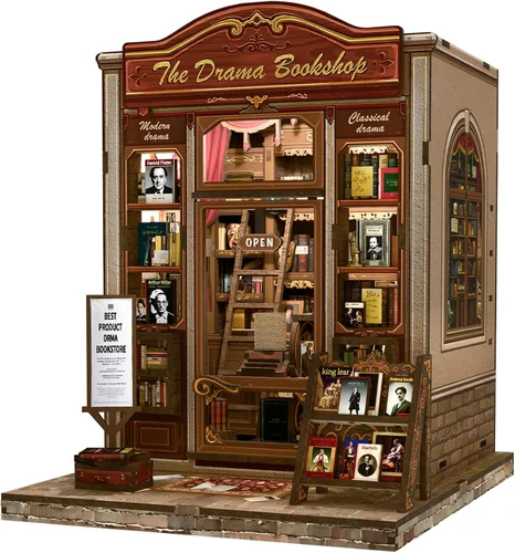 Vista 13 de Fsolis Japanese Book Nook Kit for Adults, Beika-cho Convenience Store Tienda de conveniencia Beika-cho