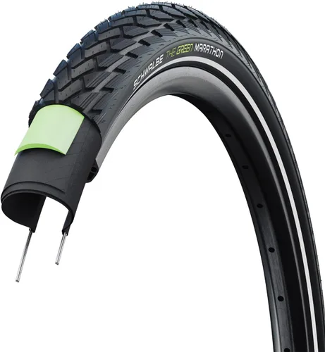Vista 12 de Schwalbe Green Marathon Bicycle tyre – GreenGuard Puncture Protection – Schwalbe's Most Environmentally Friendly tyre – with ADDIX or ADDIX Eco