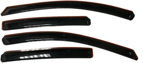 Vista 2 de Window Visor Left 4pcs in for Chevrolet Equinox 2018-2021 -Channel, Acrylic Smoke, Direct Fit
