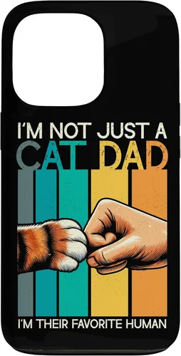 Vista 10 de Cat Dad Father Cat Lover Parent Father's Day Papa Fatherhood Case for iPhone 16