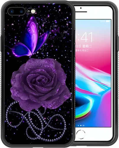 Vista 23 de ZHEGAILIAN Funda compatible con iPhone SE 2022, diseño de patrón de policarbonato duro, funda protectora de TPU suave antideslizante para iPhone SE