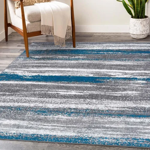 Vista 12 de LUXE WEAVERS Alfombra Alfombra de Área Moderna Resistente a las Manchas, Marrón/Tamaño 2x3