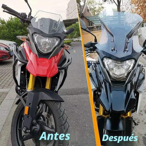 Vista 6 de Protector de parabrisas compatible con BMW G310GS Parts 2017-2026 Transparente