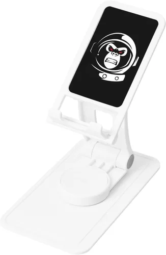 Vista 8 de Monkey Astronauta Soporte de teléfono para escritorio, ajustable, accesorios de viaje para teléfono móvil/iPad/Tableta, soporte para teléfono celular