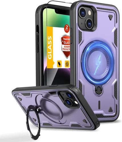 Vista 115 de Funda magnética para Google Pixel 9A compatible con cargador inalámbrico MagSafe, para Pixel 9A, funda de teléfono integrada de 360 °, con 2
