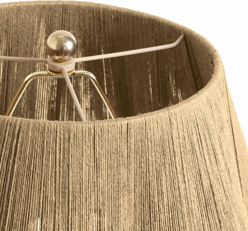 Vista 4 de Tov Furniture Corrine - Lámpara de mesa de yute natural