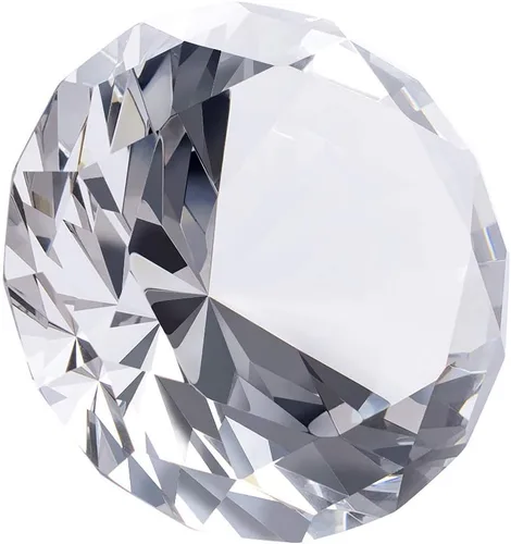 Vista 18 de LONGWIN Pisapapeles de diamante de cristal de 80 mm (3.1 pulgadas), joyas para decoración de boda, centros de mesa, decoración para el hogar (Azul)