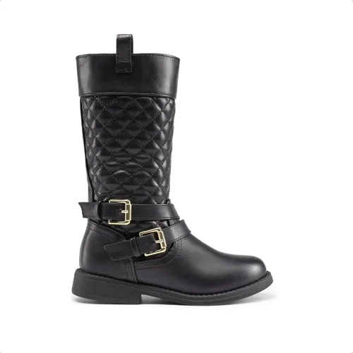 Vista 2 de DREAM PAIRS Botas de equitación de moda hasta la rodilla para niñas