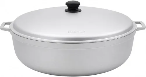 Vista 13 de IMUSA Caldero - Olla con tapa de aluminio de 2 cuartos de galón, aluminio fundido, perfecta para servir grupos pequeños, asas remachadas, fabricada