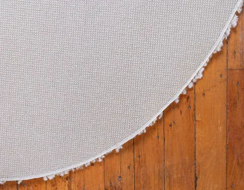 Vista 385 de Unique Loom Colección Davos Shag - Alfombra Lino