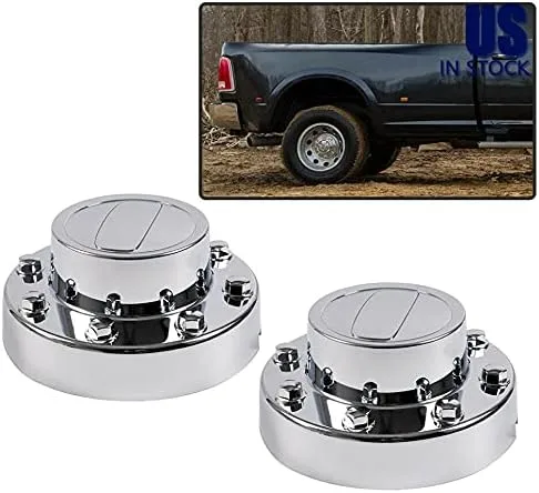 Vista 5 de Juego de 2 tapas centrales de aleación Alcoa para Dodge Dodge 2011-2016 Ram 3500 1 tonelada
