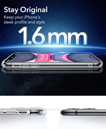 Vista 8 de ESR Funda para iPhone 11, compatible con MagSafe, protección de grado militar a prueba de golpes, funda magnética para iPhone 11, funda híbrida
