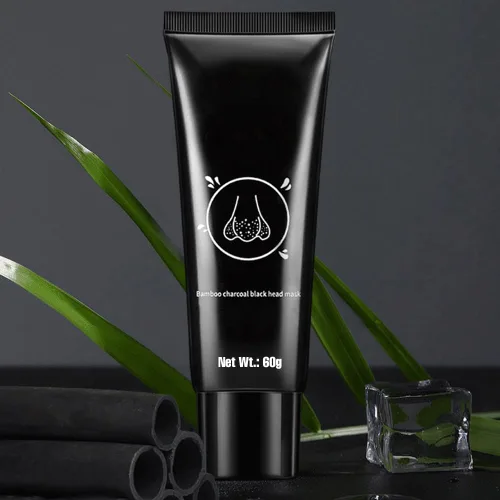 Vista 6 de Máscara eliminadora de puntos negros, máscara facial de carbón activado negro para el cuidado de la piel, máscara facial para quitar puntos negros