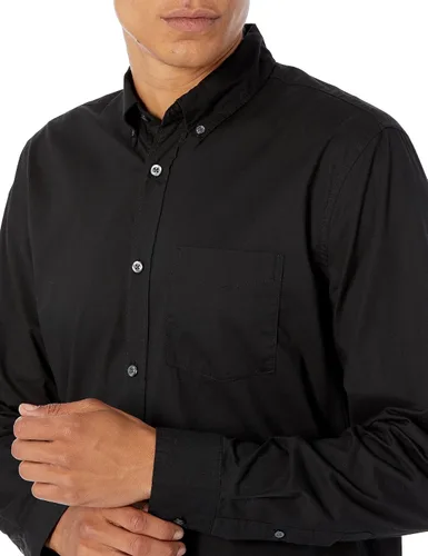 Vista 3 de GAP Men's Slim Stretch Poplin Long Sleeve Shirt