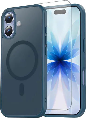 Vista 66 de Funda transparente para iPhone 11 con protector de pantalla, compatible con Magsafe, antiamarilleo, protección de grado militar, a prueba de golpes