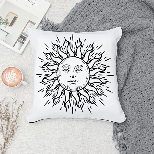 Vista 3 de 9 plantillas grandes de mandala de sol y luna, plantillas de pintura para manualidades, plantillas reutilizables, plantillas celestiales