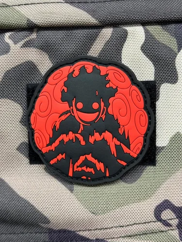 Vista 4 de Parche táctico de PVC (Gear 5 Luffy) Joy Boy – Extreme Haki – Gum-Gum Fruit 3" – The One Piece is Real!