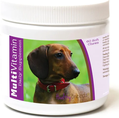 Vista 125 de Healthy Breeds Affenpinscher - Masticables blandos multivitamínicos, 60