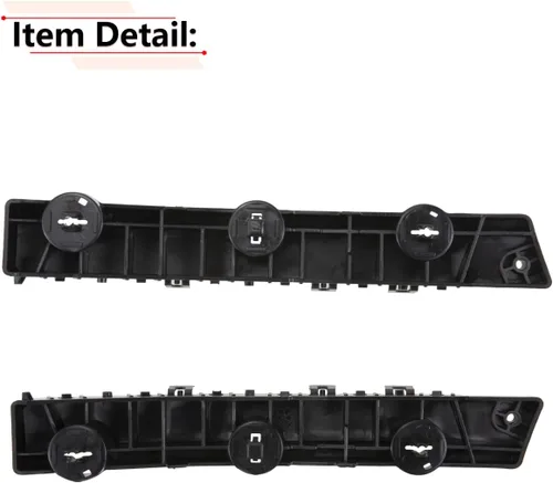 Vista 5 de RLB-HILON Soporte de parachoques delantero compatible con Nissan Rogue 2014 2015 2016 2017 2018 2019 año, para 62222-4BA1A 62223-4BA1A