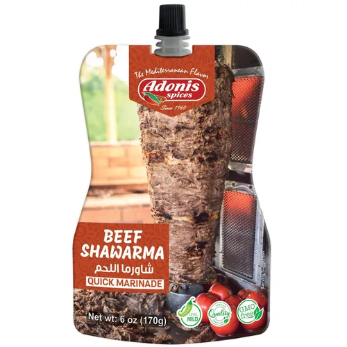 Vista 7 de Adonis - Adobo rápido de kebab de ternera, 6 oz (170 g), adobo de condimento líquido listo para usar
