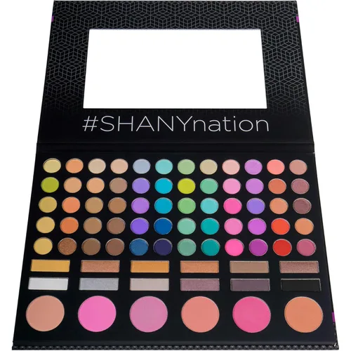 Vista 6 de SHANY - Paleta lista para festivales - Sombras de ojos altamente pigmentadas y mezclables, maquillaje rubor y polvo facial. Kit de maquillaje con 78