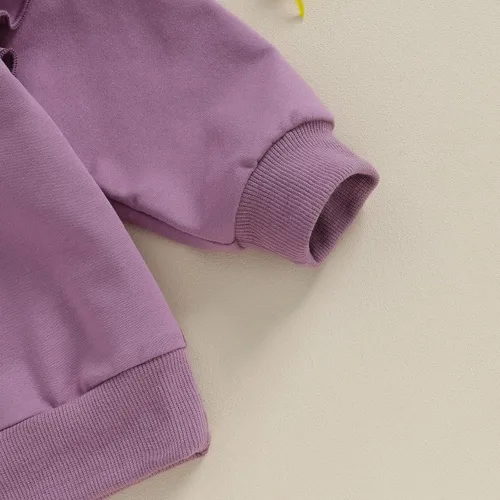 Vista 56 de Sudadera unisex de algodón de color sólido para bebé, camiseta de manga larga con cuello redondo