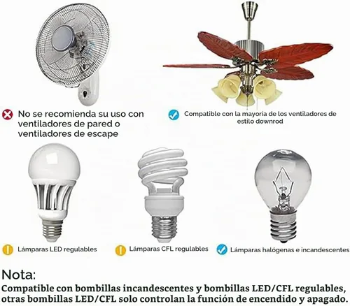 Vista 4 de UC7078T - Ventilador de techo de repuesto de Hampton Bay UC7078T Fan-HD CHQ7078T UC7078TR UC7078TUDL RR7078TR L3H2003FANHD, con reversa