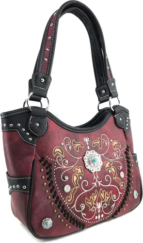 Vista 2 de Zelris Spring Bloom Western Concho - Bolso de mano para mujer