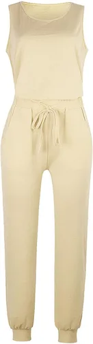 Vista 2 de Conjunto de 2 piezas de ropa de verano para mujer, ajuste holgado, cómodo, camiseta de manga corta con pantalones largos con cordón
