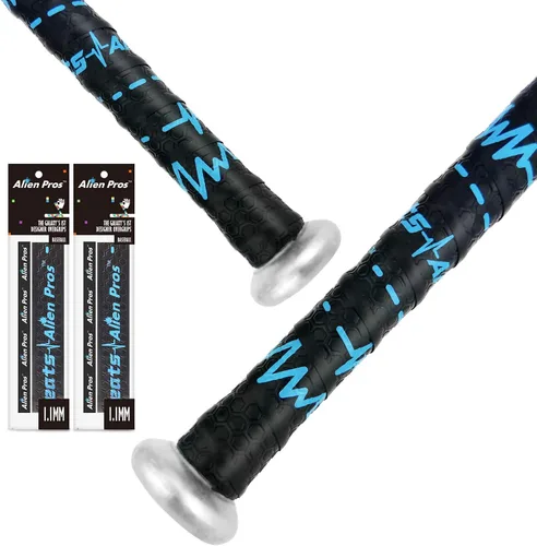 Vista 18 de ALIEN PROS - Cinta de agarre para bate de béisbol (2 agarres/4 agarres), 1.1 mm, precortada y sensación Pro – Reemplazo para agarre de bate