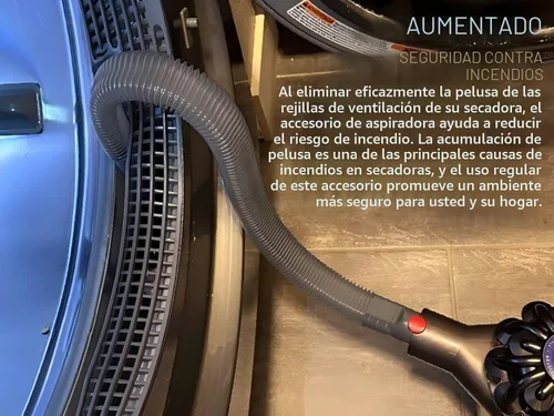 Vista 7 de Kit Limpiador de Conducto de Secadora Sealegend Compatible con Accesorios de Aspiradora de Linfa Dyson Elimina Linfa Profunda Adaptador Compatible