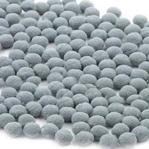 Vista 39 de 1000 pompones para manualidades de 1 pulgada, bolas de pompón mullidas de Navidad, pequeñas bolas de pompones para manualidades, proyectos