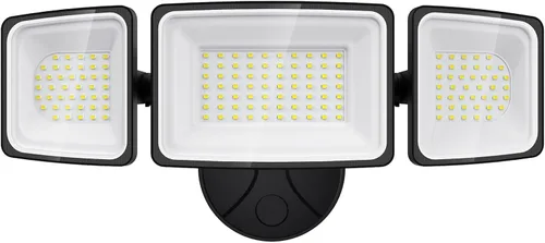 Vista 9 de Onforu Luces de inundación de 130 W para exteriores, luz LED de brillo de 13000 lm en el exterior, reflector exterior LED impermeable IP65 con 3