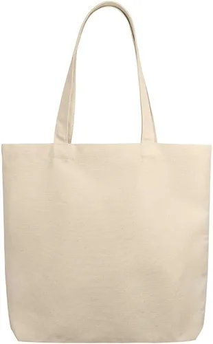 Vista 5 de TBF Paquete de 12 bolsas de lona orgánica al por mayor a granel con asas, bolsas de tela de tela en blanco reutilizables con certificación GOTS