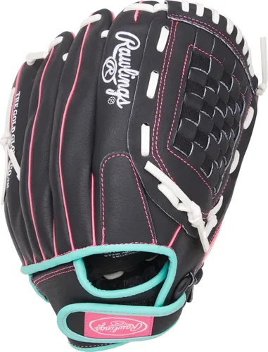 Vista 4 de Rawlings Serie Sure Catch - Guante de sóftbol juvenil Tamaños 10" - 12.5" Múltiples estilos