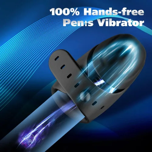 Vista 3 de Masturbador vibrador masculino ajustable, juguetes sexuales para hombres y adultos, 3 en 1, manos libres, juguete sexual para hombres, estimulador