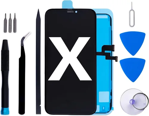 Vista 12 de Kit de reemplazo de pantalla para iPhone 12 mini, pantalla LCD FHD de 5.4 pulgadas, conjunto de digitalizador táctil 3D con adhesivo de marco