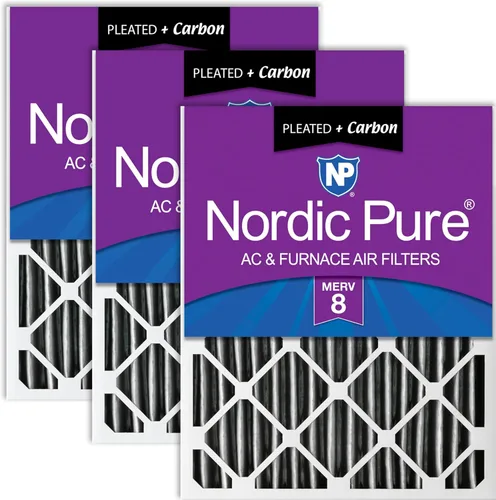 Vista 12 de Nordic Pure Filtros de aire MERV 7 plisados de 14 x 20 x 2 (13 1/2 x 19 1/2 x 1 3/4), paquete de 3 filtros de aire plisados MERV 7