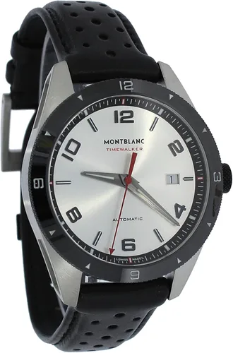 Vista 3 de MONTBLANC TimeWalker Reloj automático con esfera plateada para hombre 116058, plateado