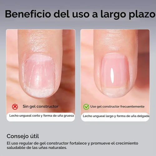 Vista 7 de GELLEN Gel constructor 5 en 1 para uñas, 0.7 fl oz fórmula transparente sin HEMA Gel constructor de uñas libre de hema de 0.7 fl oz