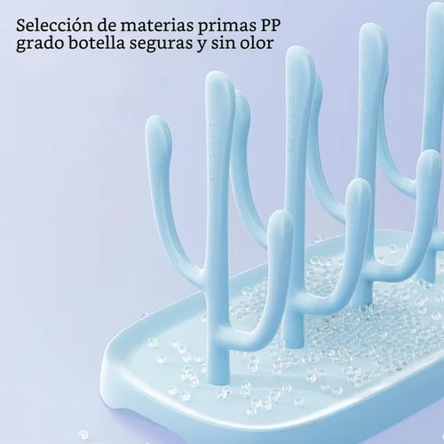 Vista 4 de Estante de secado de botellas que ahorra espacio, estante de secado de botellas de viaje para accesorios de botellas, soporte portátil para botellas