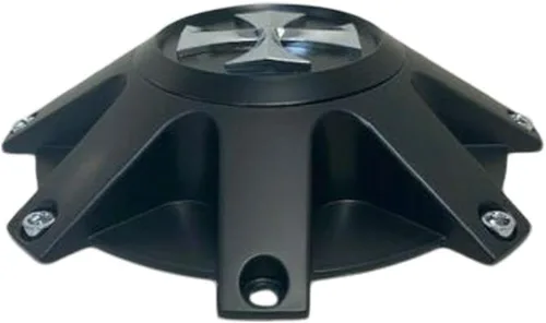 Vista 2 de Cali Offroad 9100 Busted Wheel C109100MB Cross Logo Matte Black Tapa central de rueda