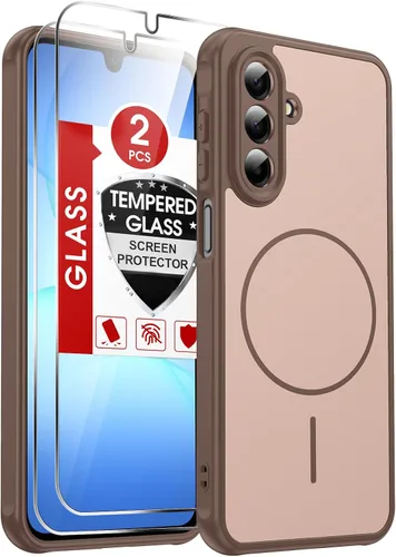 Vista 314 de LeYi Funda para teléfono Samsung-S23: protector de pantalla e imán MagSafe Púrpura