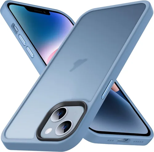 Vista 87 de Anqrp Funda diseñada para iPhone 11 azul [compatible con carga inalámbrica], [tacto sedoso] Funda delgada de silicona suave antiarañazos para iPhone