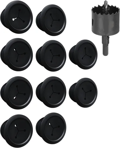 Vista 10 de ECHOGEAR Ocultadores de Cables de Pared para Gestión de Cables - Mini Ocultador de Cable de 2.25" Oculta 3 Cables de Bajo Voltaje Detrás de la Pared