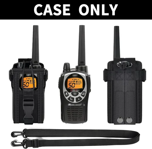 Vista 2 de ANKHOH Funda Holster para Radio Compatible con GXT1000VP4 Radio Bidireccional GMRS de 50 Canales, Estuche para Walkie Talkie de Largo Alcance