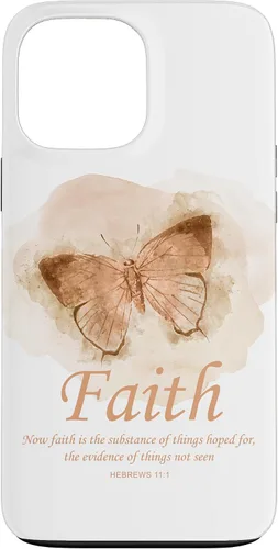 Vista 24 de Faith Bible Verse: Women’s Christian Hebrews 11:1 Quote Case for iPhone 17