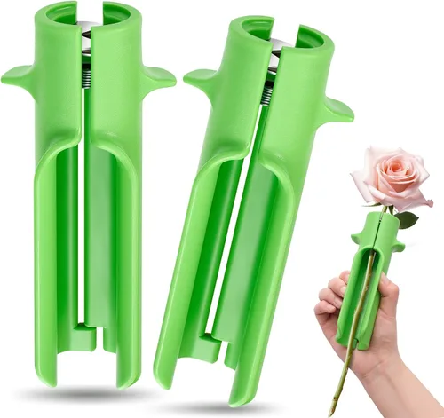 Vista 7 de Lasnten 1 Pieza Herramienta Peladora de Espinas de Rosa Removedor de Espinas para Rosas Herramienta Peladora de Hojas Limpiador Cortador de Tallo