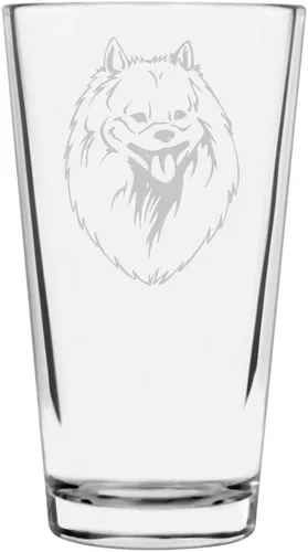 Vista 145 de Podenco Canario - Vaso de pinta de 16 onzas con temática de perro personalizado