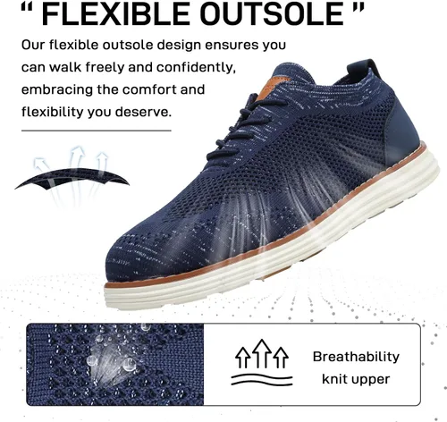 Vista 5 de Zapatos de vestir para hombre Oxfords Casual Sneaker